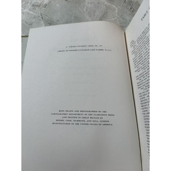 Atlas of European History by‎ Fox HC 1957 1st Ed Free Shipping VINTAGE - Picture 3 of 8
